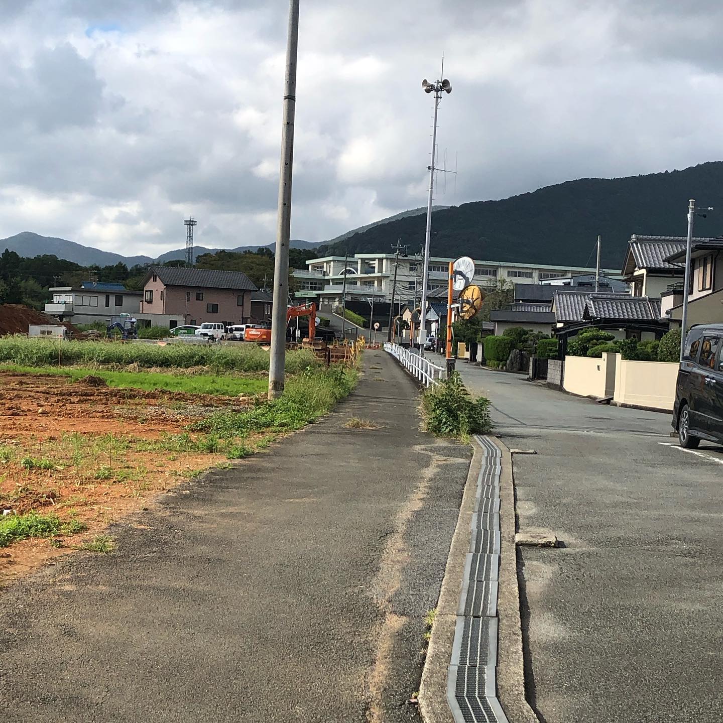 五十鈴中学校通学路